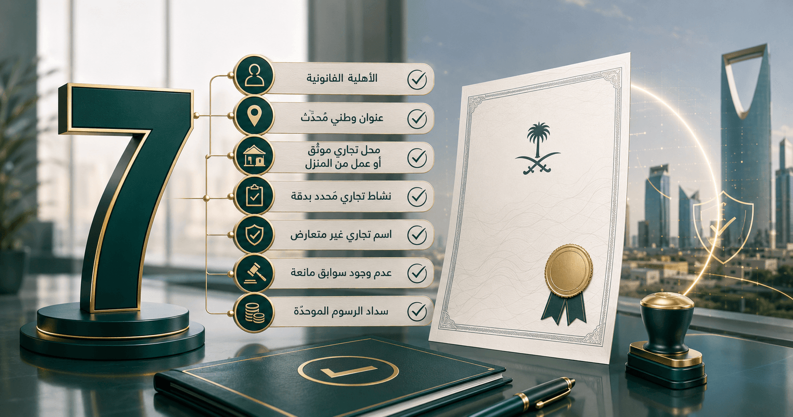 مقالات عبق الحياة 7 7 شروط عند فتح سجل تجاري في السعودية 2026