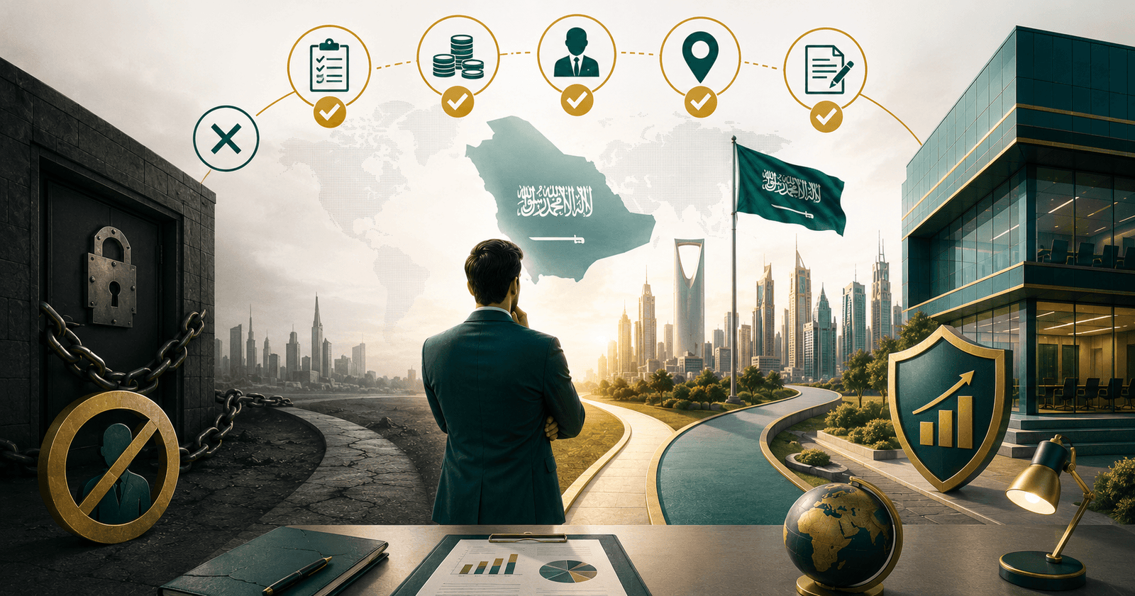 مقالات عبق الحياة 13 شروط تأسيس شركة في السعودية للأجانب - القائمة الكاملة 2026